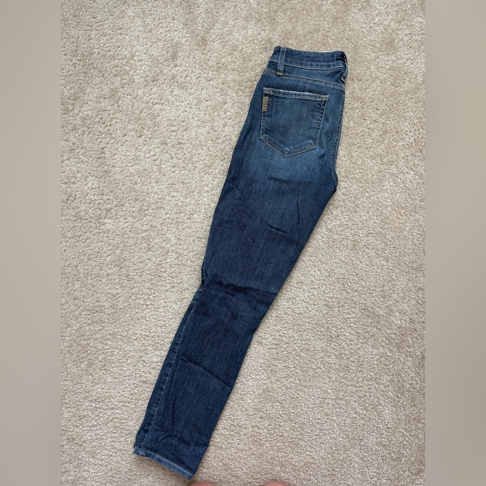 PAIGE Dark Blue Skinny Jeans